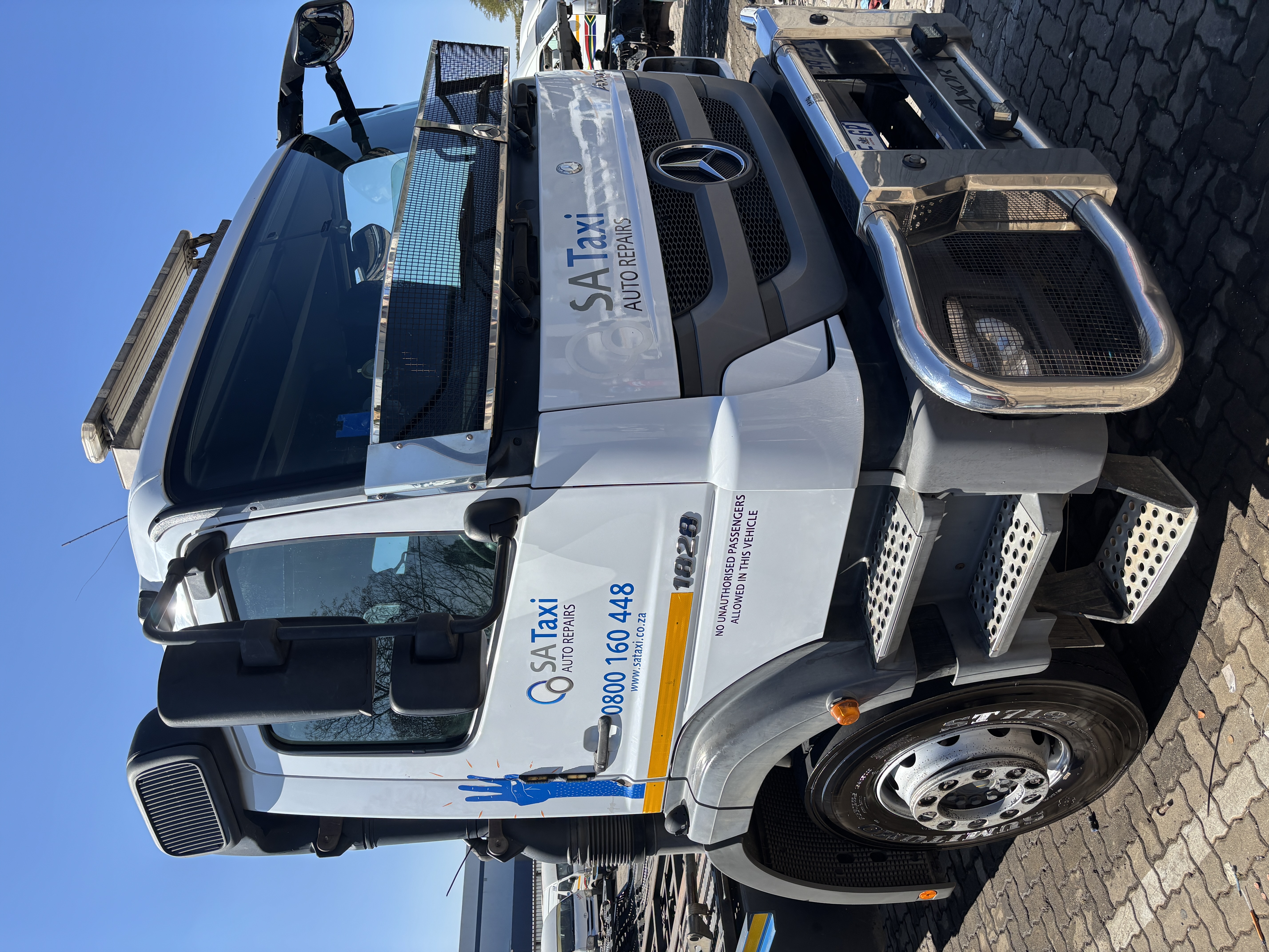 SA Taxi truck detailing work completed by Pristine Auto Spa in Midrand